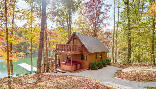 Hocking Hills Lake Gem with Hot Tub, Dock, 100 Acres - Foto 2