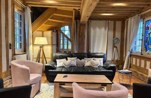 Chant des mouettes Maison rénovée spacieuse tout confort grand jardin belle terrasse aménagée parking 8 personnes 4 sdb 5 wc à 10 mn à pied de la mer Port en Bessin tous commerces restaurants proche Omaha Beach - Photo 11