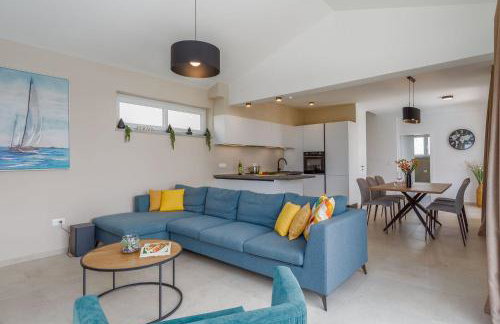 Neue und hundefreundliche Villa mit Panorama-Meerblick, Privatpool, Grillbereich, Babybett, Waschmaschine - Foto 8