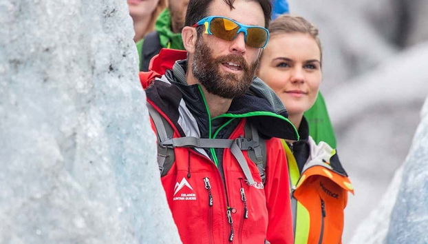 Going hiking around the glacier