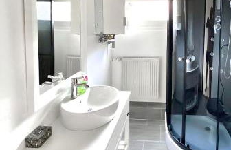 Ferienhäuser Insel Usedom Haus Samara 8 - Blick aufs Achterwasser! Whirlpool und Sauna - Foto 25