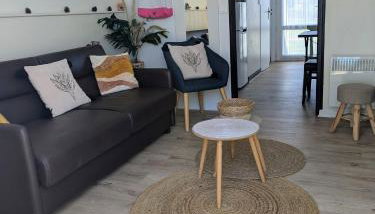 Charmant logement Guidel Plage, vue mer, piscine chauffée, avec une chambre - Foto 3