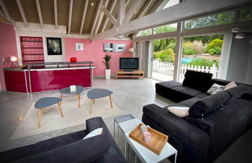 Villa 200m2 avec PISCINE chauffée & SPA & sauna & kota-grill - Foto 38