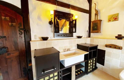 Ferienhaus NAMIBIA-LODGE im Rittergut Leppersdorf bei Dresden - Foto 8