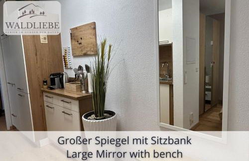 Exklusives 5-Sterne Apartment Waldliebe mit Indoor-Pool, Sauna, top Lage und Ausblick in die Natur, Hunde willkommen - Foto 13