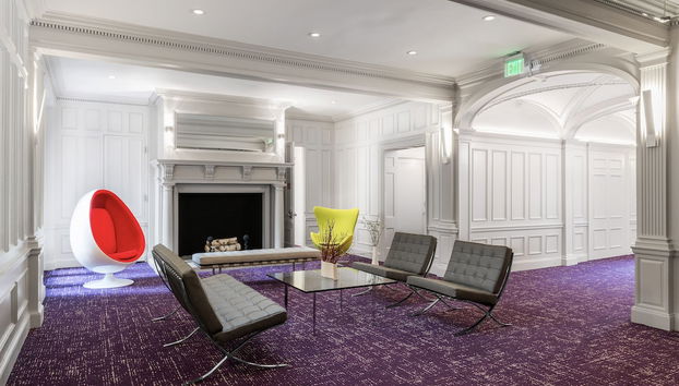 Zona de estar del vestíbulo