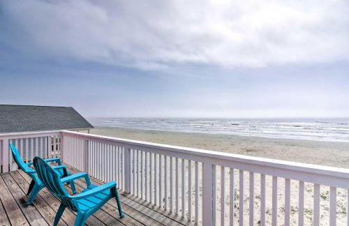 Unobstructed Beachfront! Galveston Oasis with Decks - Foto 2