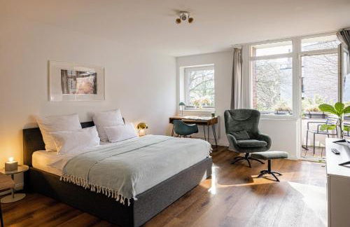 have-a-nice-Stay - nahe Bahnhof - 20 Minuten nach Hamburg - trotzdem ruhig gelegen - 6 Minuten zu Fuß ins Zentrum Ahrensburg - modern eingerichtet - Foto 26