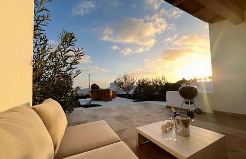 Chalet Emily mit Hot Tub und Meerblick - Foto 15