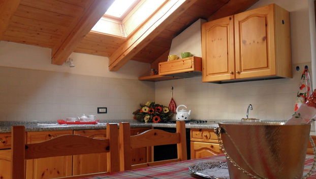 Apartment in Celledizzo Near Dolomiti di Brenta - Foto 5, Cocina privada