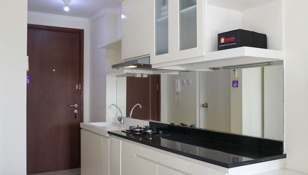 Homey And Nice Studio At Signature Park Grande Apartment - Foto 5, Cocina privada