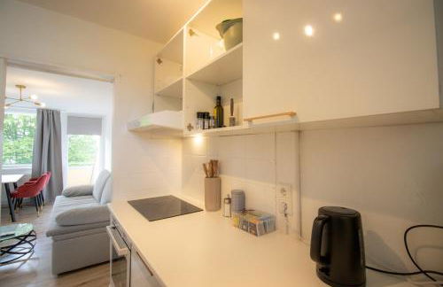 Messe-Apartment für 5 Gäste mit Balkon und Lift - Foto 21