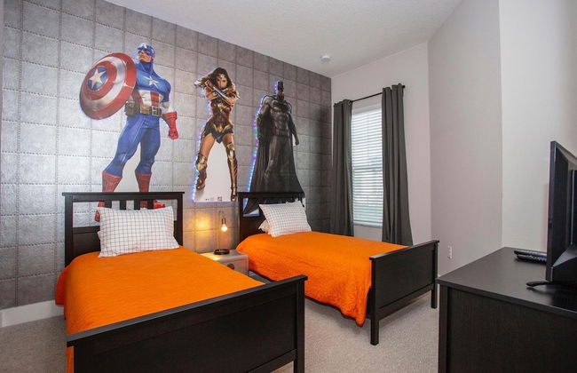 4 BR 4 BA Villa 5min Disneyworld 1804ft BBQ - Foto 40