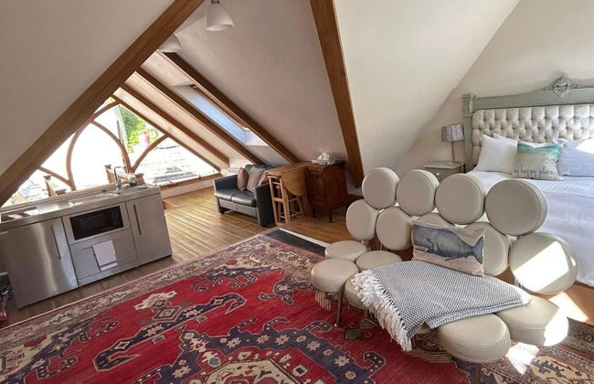 Charming En-suite Bedroom With Patio in St Aubin - Foto 2