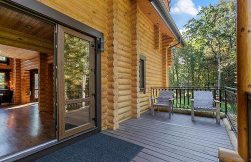 Log House Chalet, Volleyball field, Sauna, Hot Tub - Foto 24