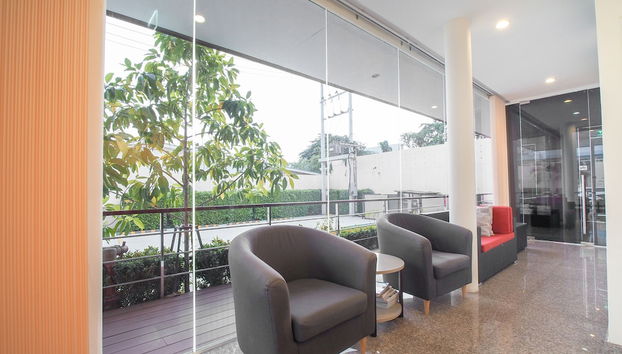 Zona de estar del vestíbulo