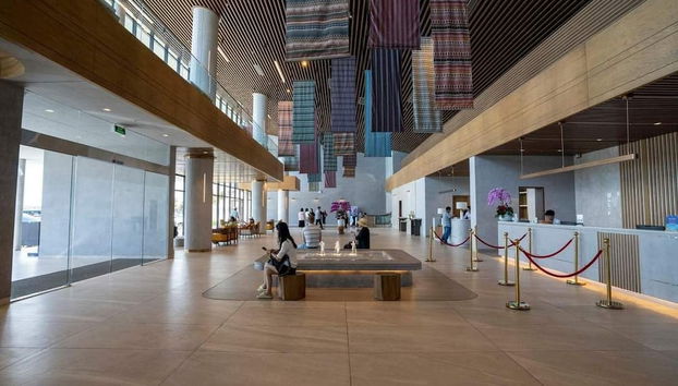 Zona de estar del vestíbulo