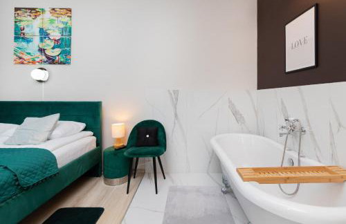 Cały apartament z Victorian wanna i podwojnym prysznicem w spokojnej dzielnicy - Foto 17