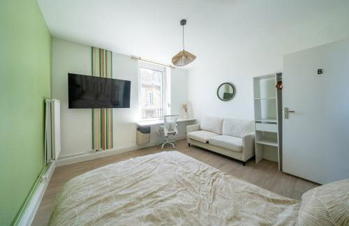 Elodie - Cosy 5 pers' - Gare - Wifi - 3 lits - Foto 11