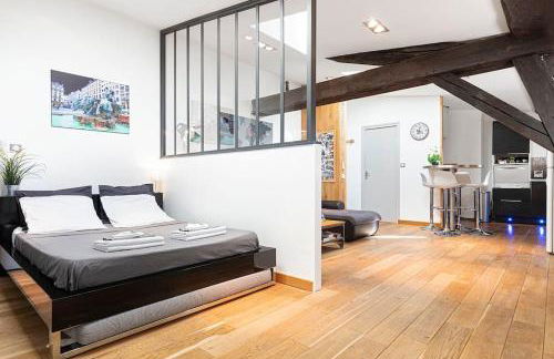 Loft élégant climatisé, Centre-ville Lyon Terreaux - Foto 8