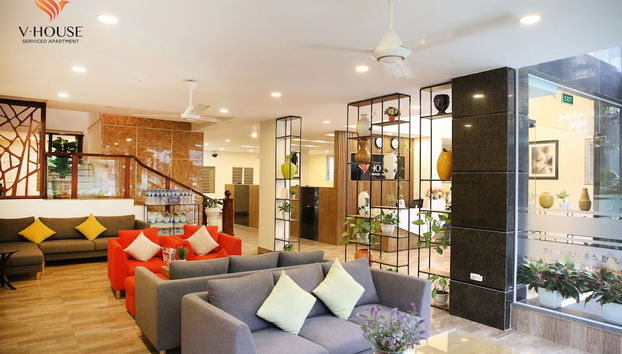 Coin salon dans le hall