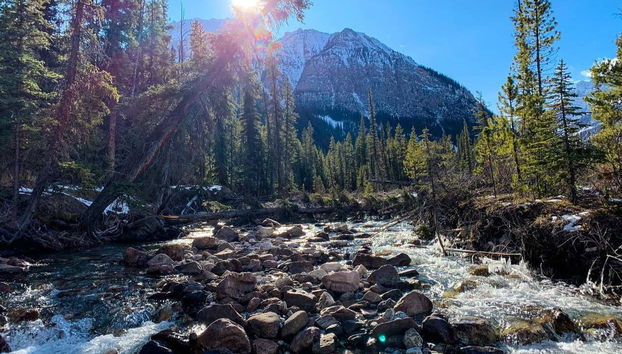 Admirando increíbles paisajes