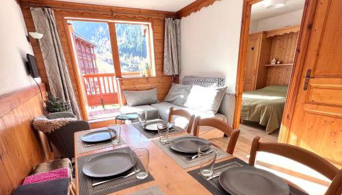 Appartement cosy 5-6p aux pieds des pistes 2 chambres 2 sdb - Foto 4