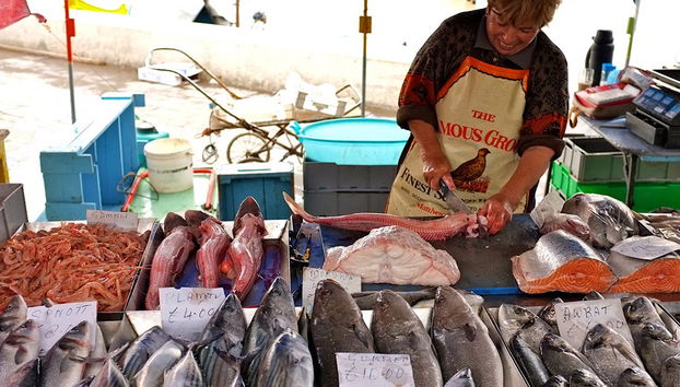 Grotta Azzurra e mercato al villaggio di pescatori di Marsaxlokk - Foto 3