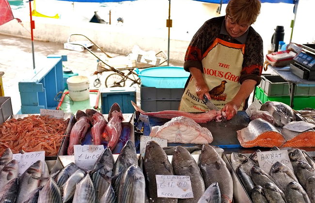 Grotta Azzurra e mercato al villaggio di pescatori di Marsaxlokk - Foto 3
