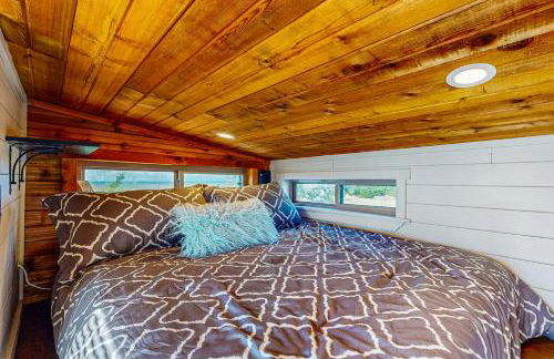 Modern Tiny House in Hill Country with Covered Patio - Foto 8