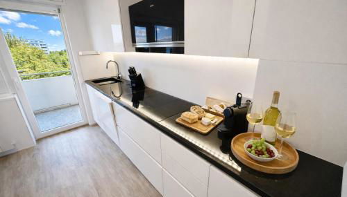 Moderne 3-Zi, King-Size Betten, Küche, Badewanne - Foto 5