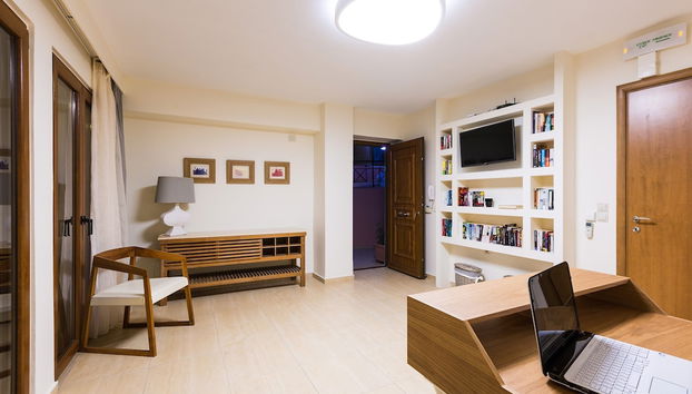 Zona de estar del vestíbulo