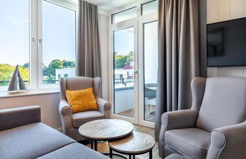 Godewindpark Deluxe-Apartment 2-12 mit eigener e-Ladesäule in der Tiefgarage und XL-Strandkorb am Strand - Foto 35