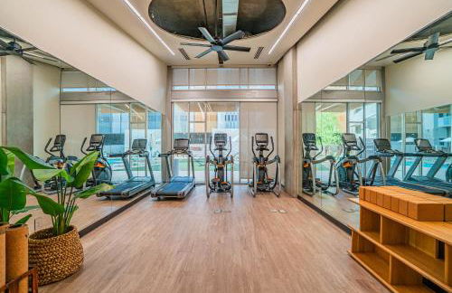 Relaxing 2BD - Central Downtown - Gym, Pool, Parking - Foto 63