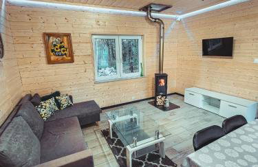 Domek w lesie nad stawem Sauna Balia Podlasie - Foto 5