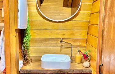 Cabana barril charmosa com hidro - Foto 11