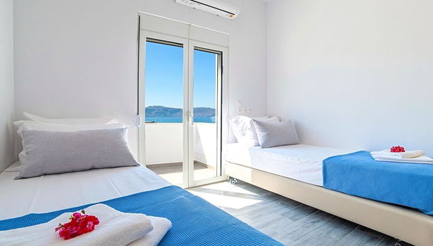 New Beautiful Villa With Private Pool at Coastal Area Just Outside Rethymno, NW - Foto 5, Habitación