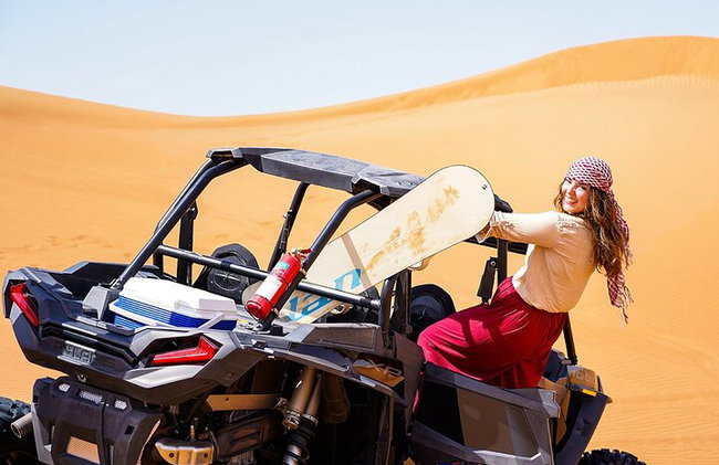 Dubai: Quad Bike, Dune Buggy, and Sandboarding Experience - Photo 6