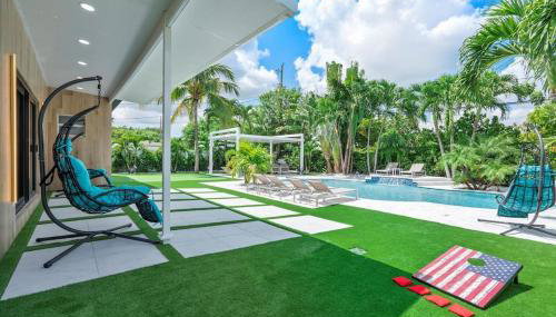 VillaLee-Jungle Palm Island white marble pool Area - Foto 2