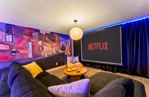 5BD Japanese-Themed w/ Hot Tub, Movie Room & Games - Foto 21