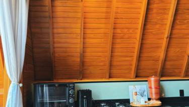 Recanto do Tabuleiro chalé com hidro, lareira, churrasqueira e cozinha perto de floripa - Foto 5