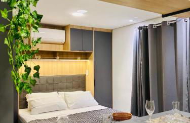 Studio Luxuoso Cama Queen Ar Condicionado e Cozinha Completa - Photo 11