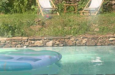 Appartement de Charme dans un Ancien Mas Cévenol piscine et jacuzzi - Foto 42