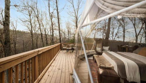 Glamping Dome w Hot Tub Fire Pit & River Access - Foto 2