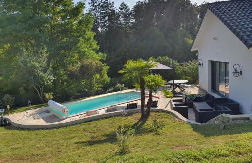 Maison de vacances contemporaine, plein Périgord pourpre - Foto 5