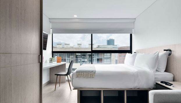 w Radiant Loft w Perfect View in Santa Barbara - Foto 3, Habitación