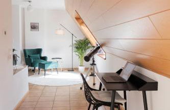 NEU Deluxe Suite Münsterblick, Maisonette, Kingsize Bett, Küche, Netflix, Aussicht, E-Kamin - Foto 22