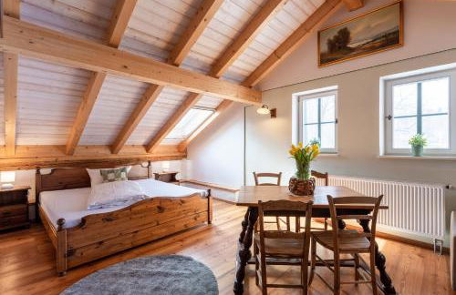 Wald Apartments bei Schlossgaststätte Hohenberg - Seeshaupt, südlicher Stanberger See, kostenfrei Parken, Ladestation für Auto und Fahrad, WLAN, Natur pur - Foto 45