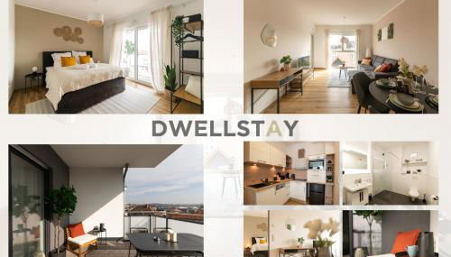 DWELLSTAY - Modernes Apartment I 55qm I 2 Zimmer I Küche I Bad I Terrasse I TV I WLAN - Foto 2