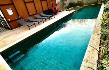 Moema URBAN Heaven - Piscina - Prox Metro - Prox Sh Ibirapuera - Cama Queen - Internet 500mbps - Ar cond - Cozinha completa - Academia - Churrasqueira - Foto 72